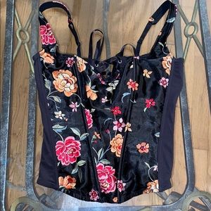 Floral corset